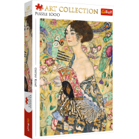 TREFL Puzzle Art Collection: Dáma s vejárom 1000 dielikov