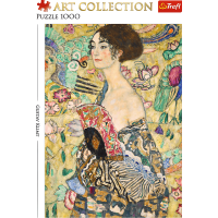 TREFL Puzzle Art Collection: Dáma s vejárom 1000 dielikov