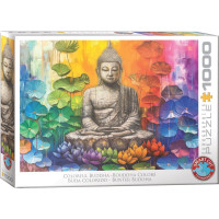 EUROGRAPHICS Puzzle Farebný Budha 1000 dielikov