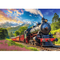 TREFL Puzzle Cestovanie vlakom 1000 dielikov