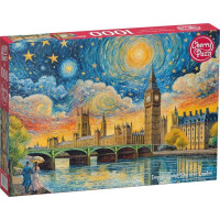 CHERRY PAZZI Puzzle Impresionistická obloha nad Londýnom 1000 dielikov