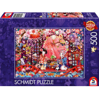 SCHMIDT Puzzle Japonský čajový obrad 500 dielikov