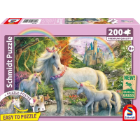 SCHMIDT Puzzle Jednorožec s mláďatami 200 dielikov