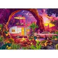 SCHMIDT Puzzle Kempovanie v púšti 1000 dielikov