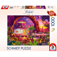 SCHMIDT Puzzle Kempovanie v púšti 1000 dielikov