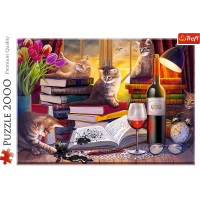 TREFL Puzzle Mačacie večer 2000 dielikov