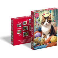 CHERRY PAZZI Puzzle Mačka v priadze 1000 dielikov