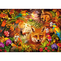 SCHMIDT Puzzle Kvety, srsť a perie 1000 dielikov