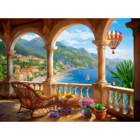 CASTORLAND Puzzle Meditácia v Čiernej Hore 2000 dielikov