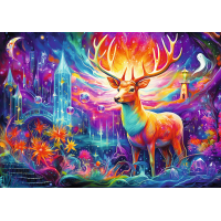 TREFL Puzzle Mystický jeleň 1000 dielikov