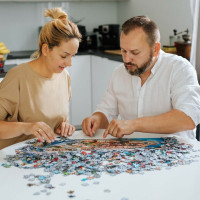 TREFL Puzzle Mystický jeleň 1000 dielikov