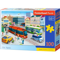 CASTORLAND Puzzle Námestie 100 dielikov