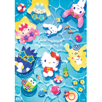 TREFL Puzzle Premium Plus Hello Kitty: Na letnej vlne 1000 dielikov