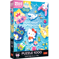 TREFL Puzzle Premium Plus Hello Kitty: Na letnej vlne 1000 dielikov