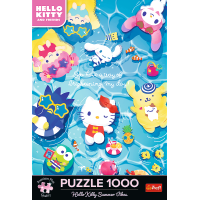 TREFL Puzzle Premium Plus Hello Kitty: Na letnej vlne 1000 dielikov