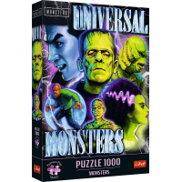 TREFL Puzzle Premium Plus Príšery 1000 dielikov