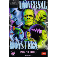 TREFL Puzzle Premium Plus Príšery 1000 dielikov