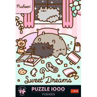 TREFL Puzzle Premium Plus Pusheen 1000 dielikov