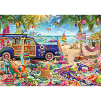 SCHMIDT Puzzle Preslnený deň na pobreží 1000 dielikov