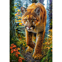 CASTORLAND Puzzle Puma americká v lese 1500 dielikov