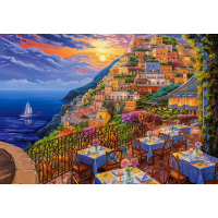 CASTORLAND Puzzle Romantický večer v Positane 1500 dielikov