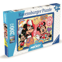 RAVENSBURGER Puzzle Mickey a Minnie na výlete XXL 200 dielikov