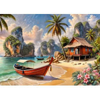 CHERRY PAZZI Puzzle Thajský raj 1000 dielikov