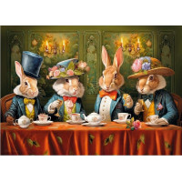 CHERRY PAZZI Puzzle Zajačie čajový večierok 500 dielikov