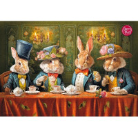 CHERRY PAZZI Puzzle Zajačie čajový večierok 500 dielikov