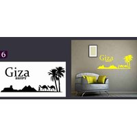 Samolepky na stenu MESTA color - GIZA