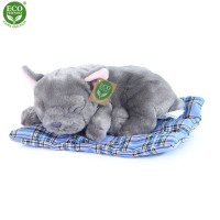 Rappa Plyšový pes francúzsky buldoček ležiaci 23 cm ECO-FRIENDLY