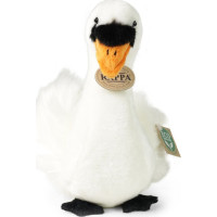 Rappa Plyšový vták labuť sediaci 23 cm ECO-FRIENDLY