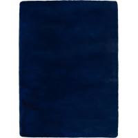Kusový koberec Ivy Faux Fur Navy