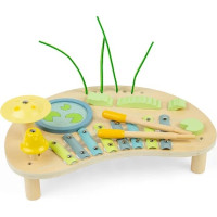 Bigjigs Toys Hudobný stolček Džungľa