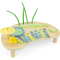 Bigjigs Toys Hudobný stolček Džungľa