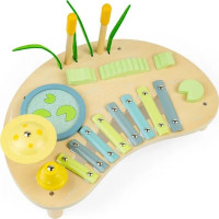 Bigjigs Toys Hudobný stolček Džungľa