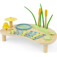 Bigjigs Toys Hudobný stolček Džungľa