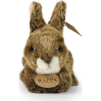 Rappa Plyšový králik hnedý ležiaci 17 cm ECO-FRIENDLY