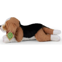 Rappa Plyšový pes bígel ležiaci 20 cm ECO-FRIENDLY