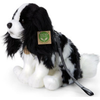 Rappa Plyšový pes Kavalier s vodítkom 27 cm ECO-FRIENDLY