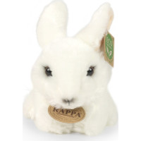 Rappa Plyšový králik biely 18 cm ECO-FRIENDLY