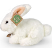 Rappa Plyšový králik biely 18 cm ECO-FRIENDLY