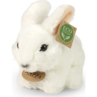 Rappa Plyšový králik biely 18 cm ECO-FRIENDLY