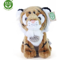 Rappa Plyšový tiger sediaci 18 cm ECO-FRIENDLY