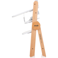 CHIPOLINO Drevená jedálenská stolička Cacao 2v1 Graphite Wood