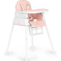 ECOTOYS Jedálenská stolička 3v1 ružová