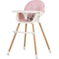 CHIPOLINO Jedálenská stolička Rio 2v1 Rose Water