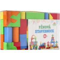 TEDDIES Penová stavebnica 81 ks
