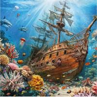 CHERRY PAZZI Puzzle Potopený poklad 1000 dielikov