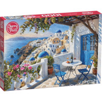 CHERRY PAZZI Puzzle Santorinské Blues 1000 dielikov